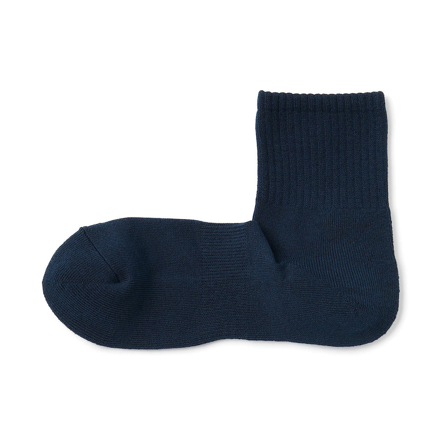 M's right angle pile short socksGrey23-25cm (AU W 4-6 / M 4.5-6.5)