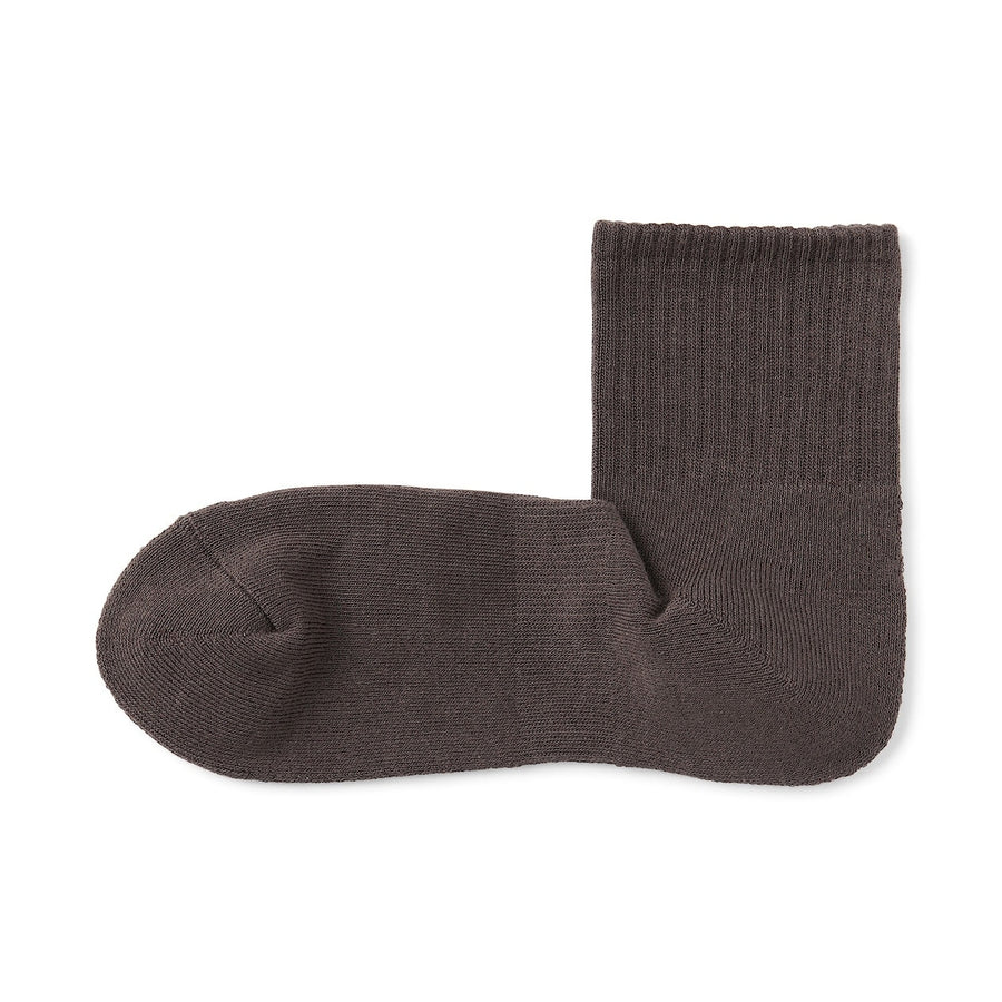 M's right angle pile short socksGrey23-25cm (AU W 4-6 / M 4.5-6.5)