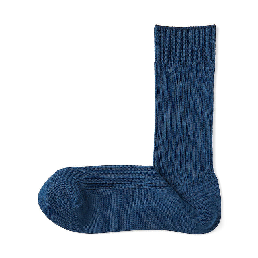 M's right angle ribbed socksOff White23-25cm (AU W 4-6 / M 4.5-6.5)