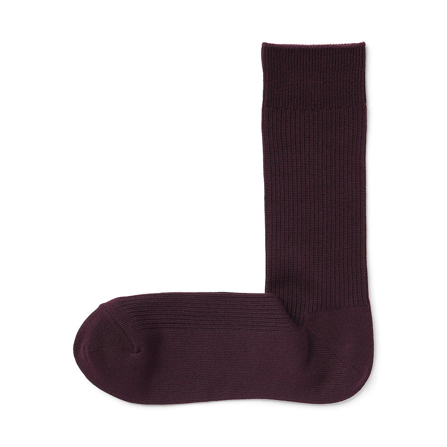M's right angle ribbed socksOff White23-25cm (AU W 4-6 / M 4.5-6.5)