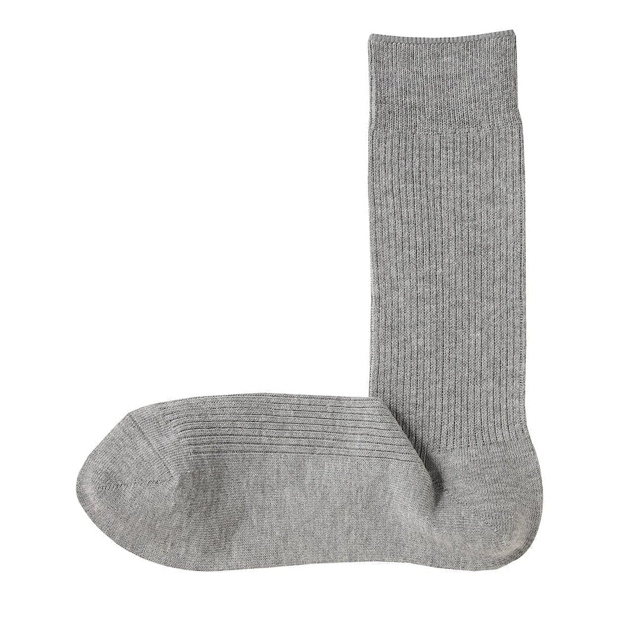 M's right angle ribbed socksOff White23-25cm (AU W 4-6 / M 4.5-6.5)