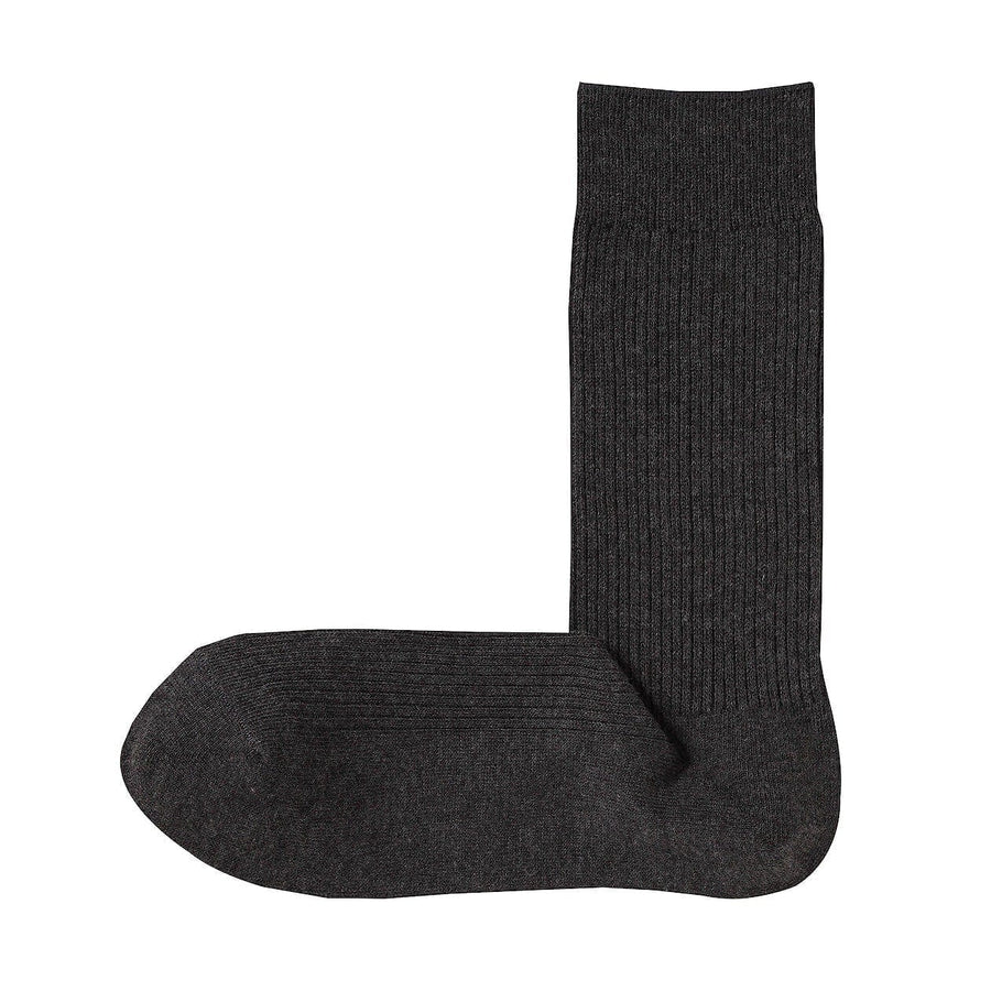 M's right angle ribbed socksOff White23-25cm (AU W 4-6 / M 4.5-6.5)