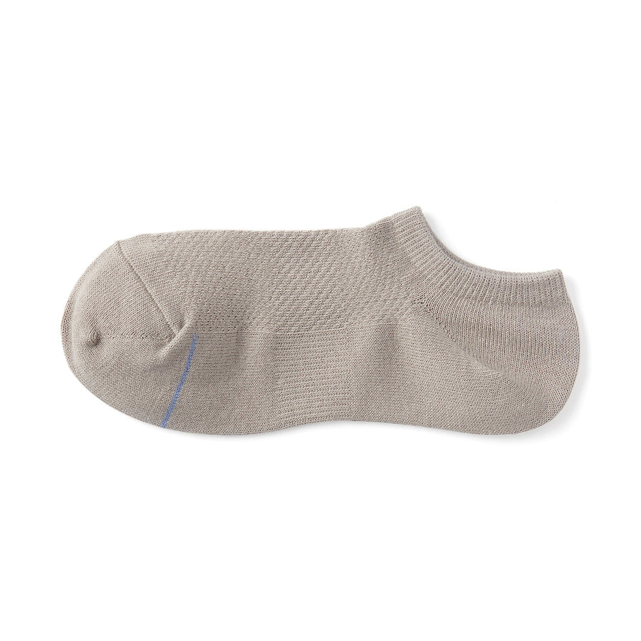 W's right angle breathable cotton sneaker socksWhite21-23cm