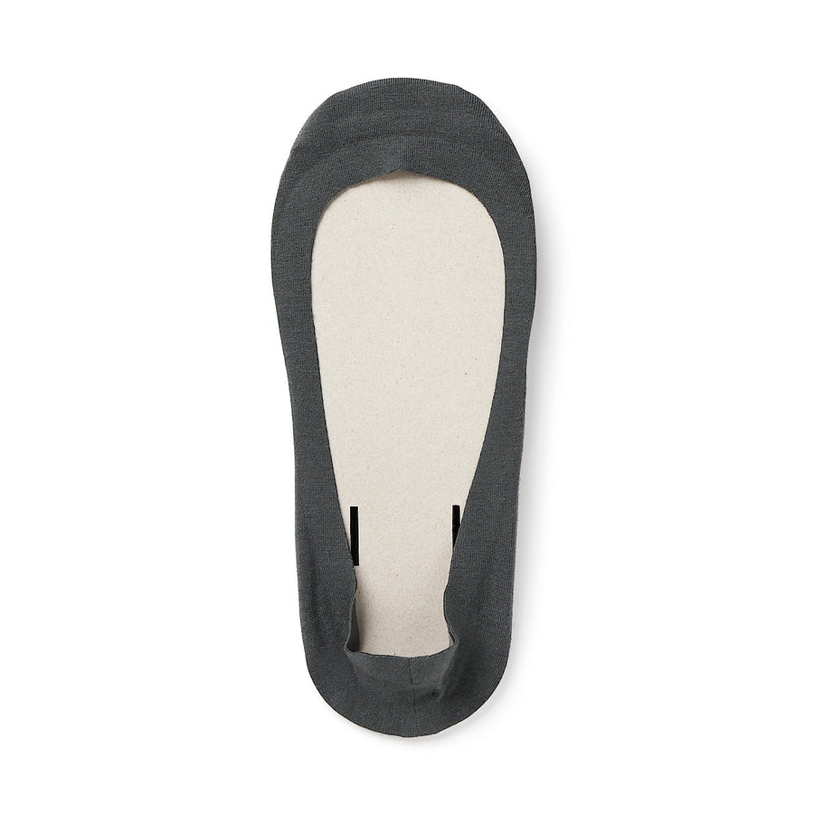 Cotton Blend Low-Rise No-Show Socks with Heel Grip