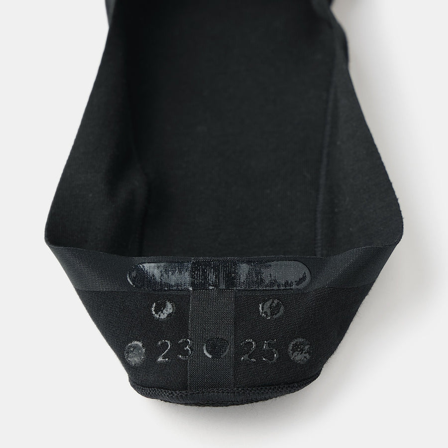 Cotton Blend Low-Rise No-Show Socks with Heel Grip
