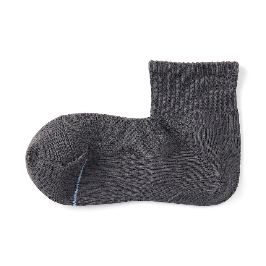 W's right angle breathable cotton short socksWhite21-23cm