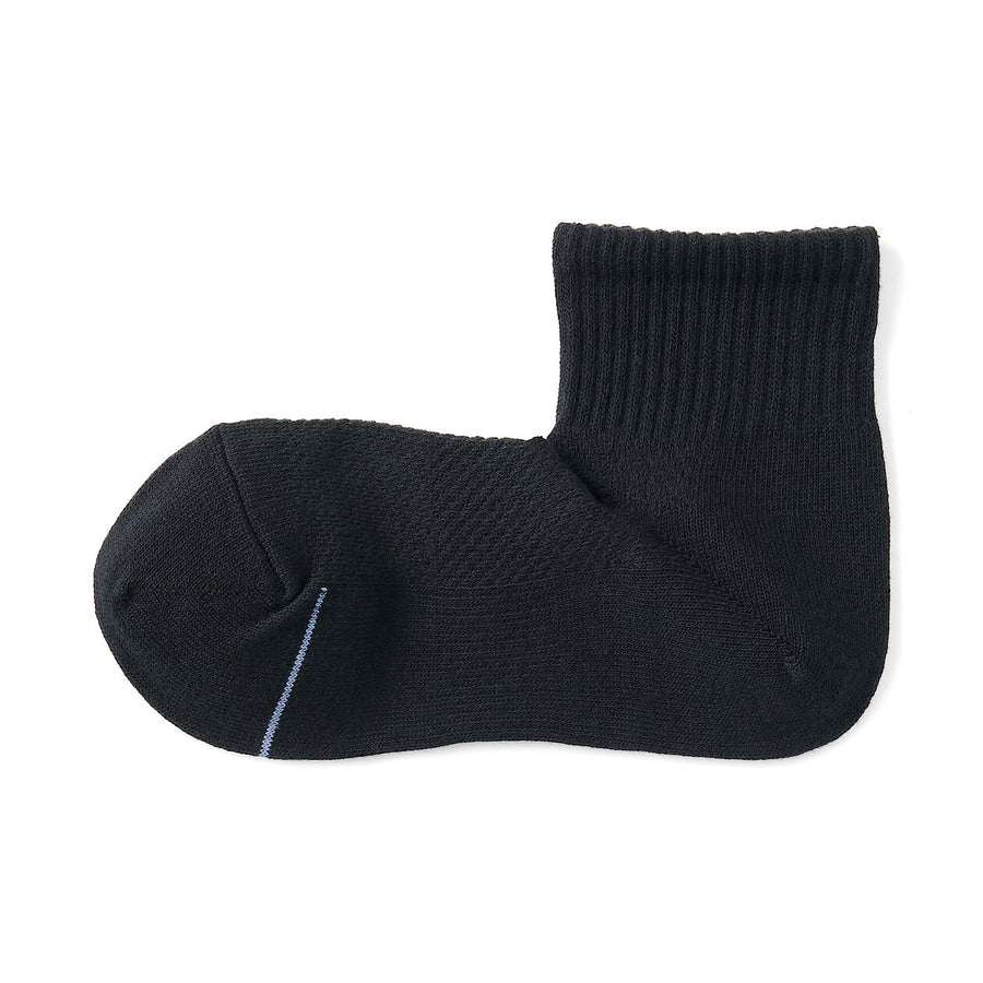 W's right angle breathable cotton short socksWhite21-23cm