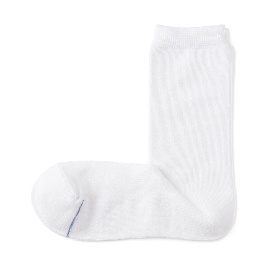 W's right angle breathable cotton socksWhite21-23cm