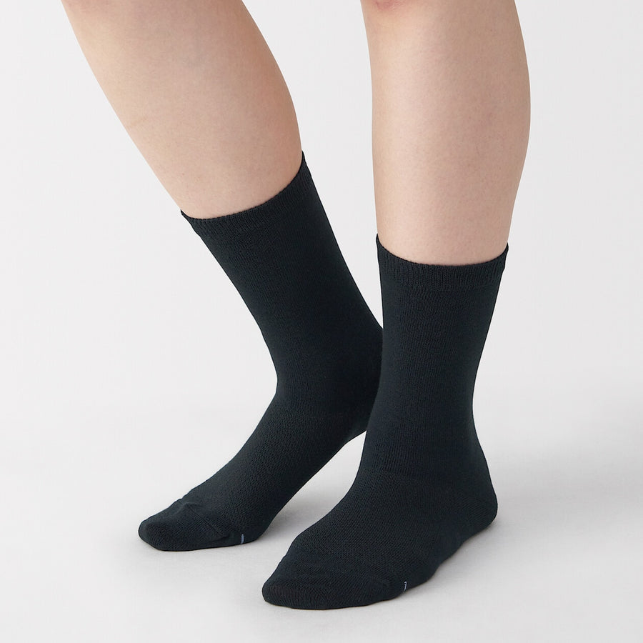 W's right angle breathable cotton socksWhite21-23cm