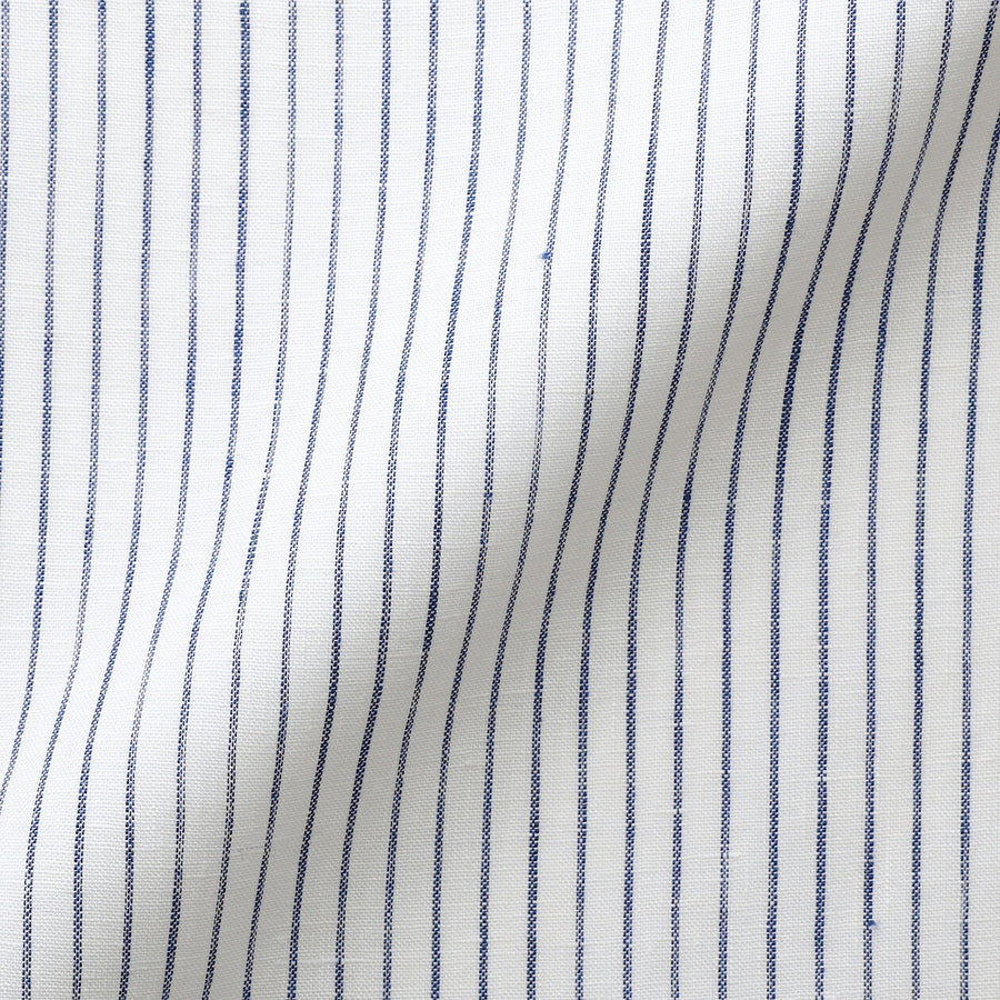 W's Washed linen Regular collar L/S shirtWhiteXS