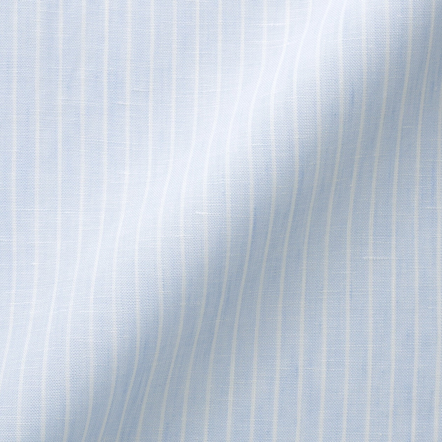 W's Washed linen Regular collar L/S shirtWhiteXS