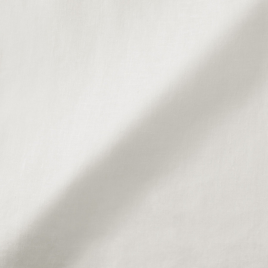 W's Washed linen 3/4 sleeve blouse WhiteXS