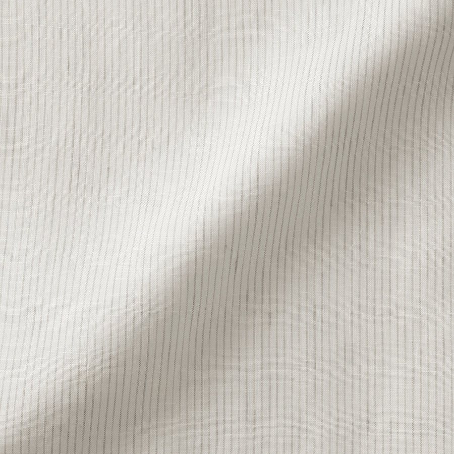 W's Washed linen 3/4 sleeve blouse WhiteXS