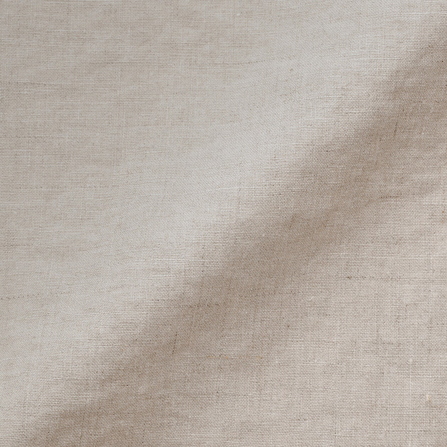 W's Washed linen L/S shirt dress BlackXS