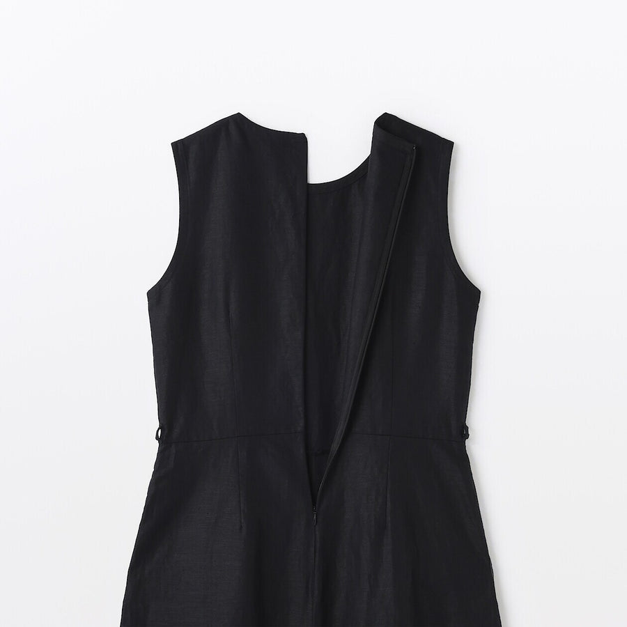 W's Hemp blend twill Jumpsuit BlackXS