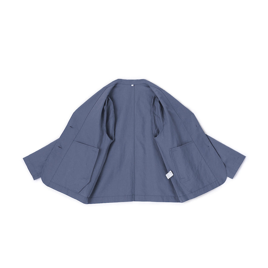 W's Hemp cotton Shirt jacket BlackXS