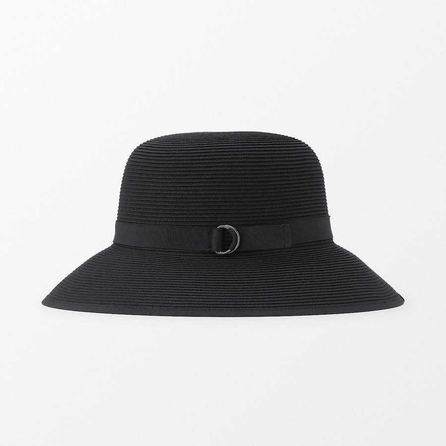 UV protection washable and foldable capeline Black55-57.5cm