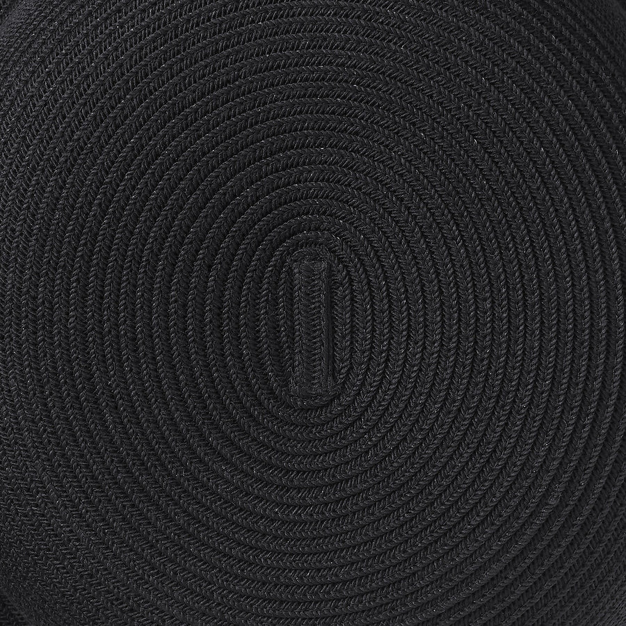 UV protection washable and foldable capeline Black55-57.5cm