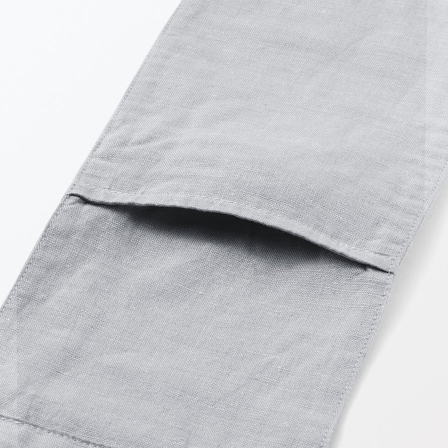UV protection hemp cotton pocket scarf Light greyETC