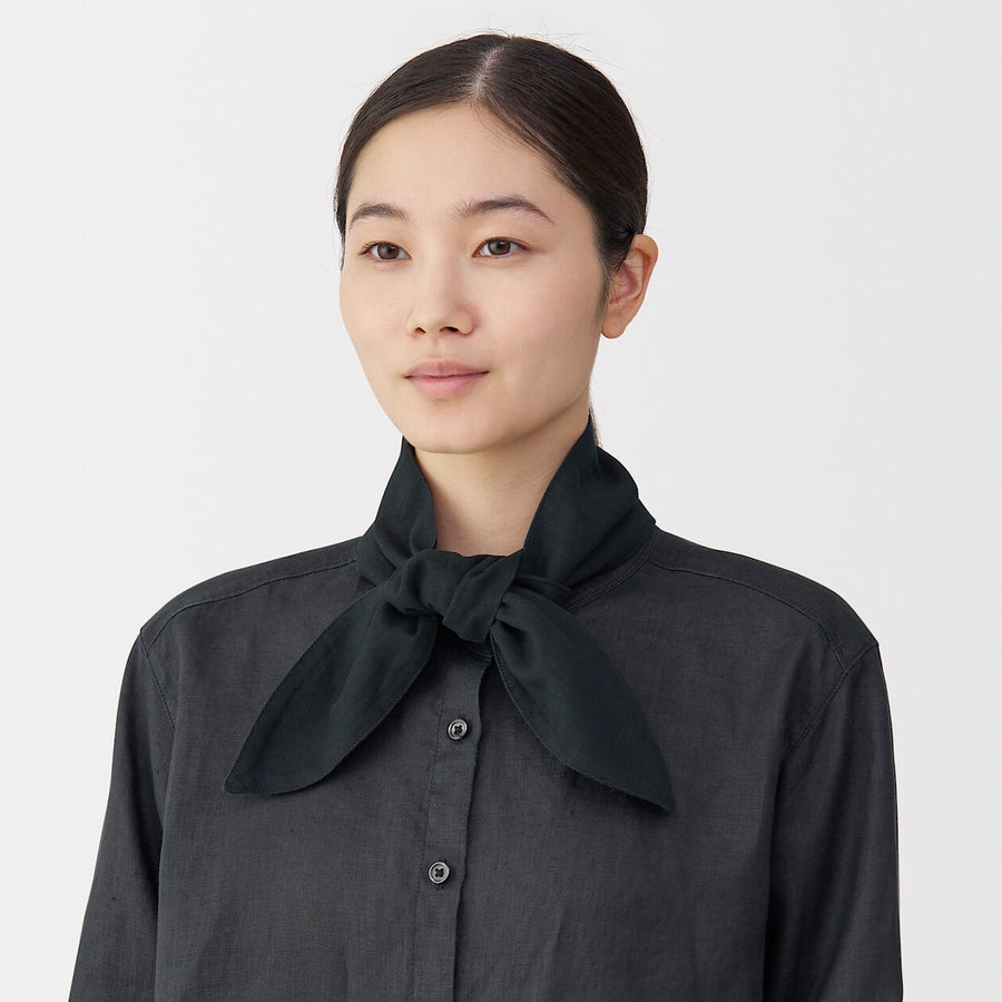 UV protection hemp cotton pocket scarf Light greyETC
