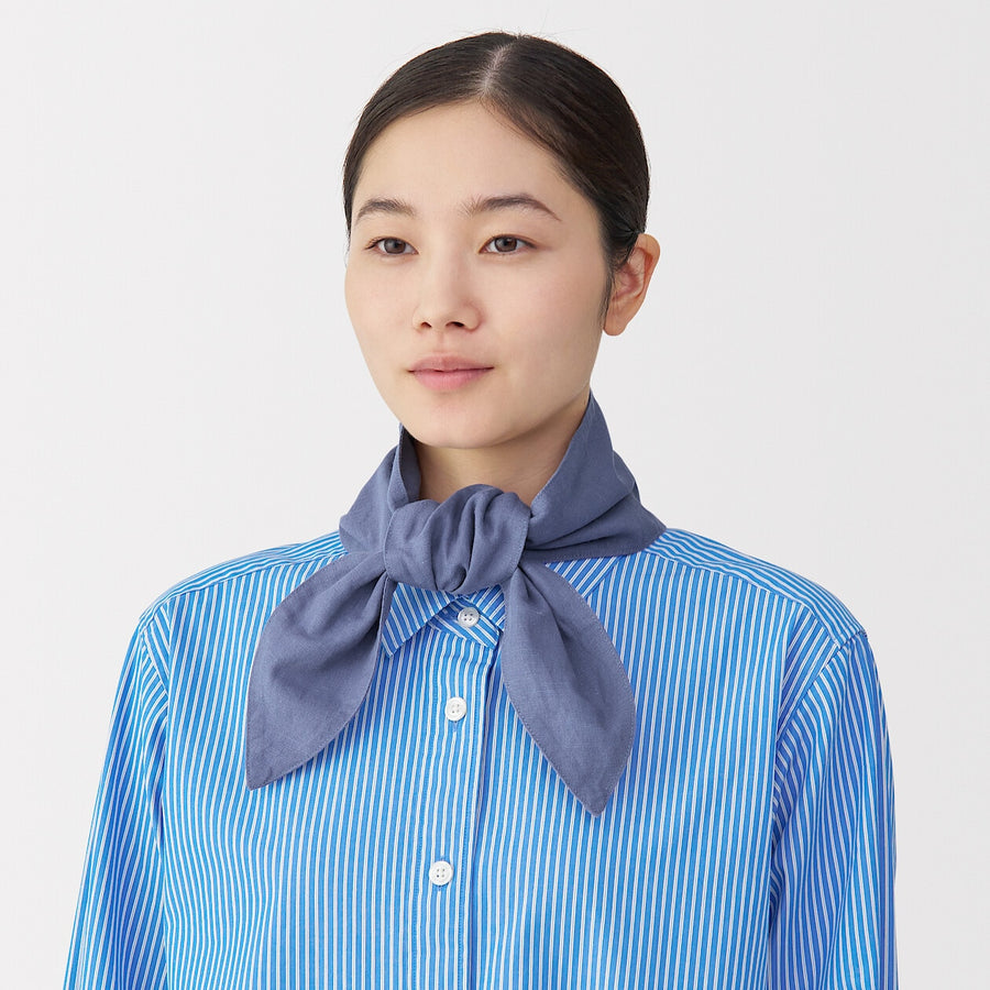 UV protection hemp cotton pocket scarf Light greyETC