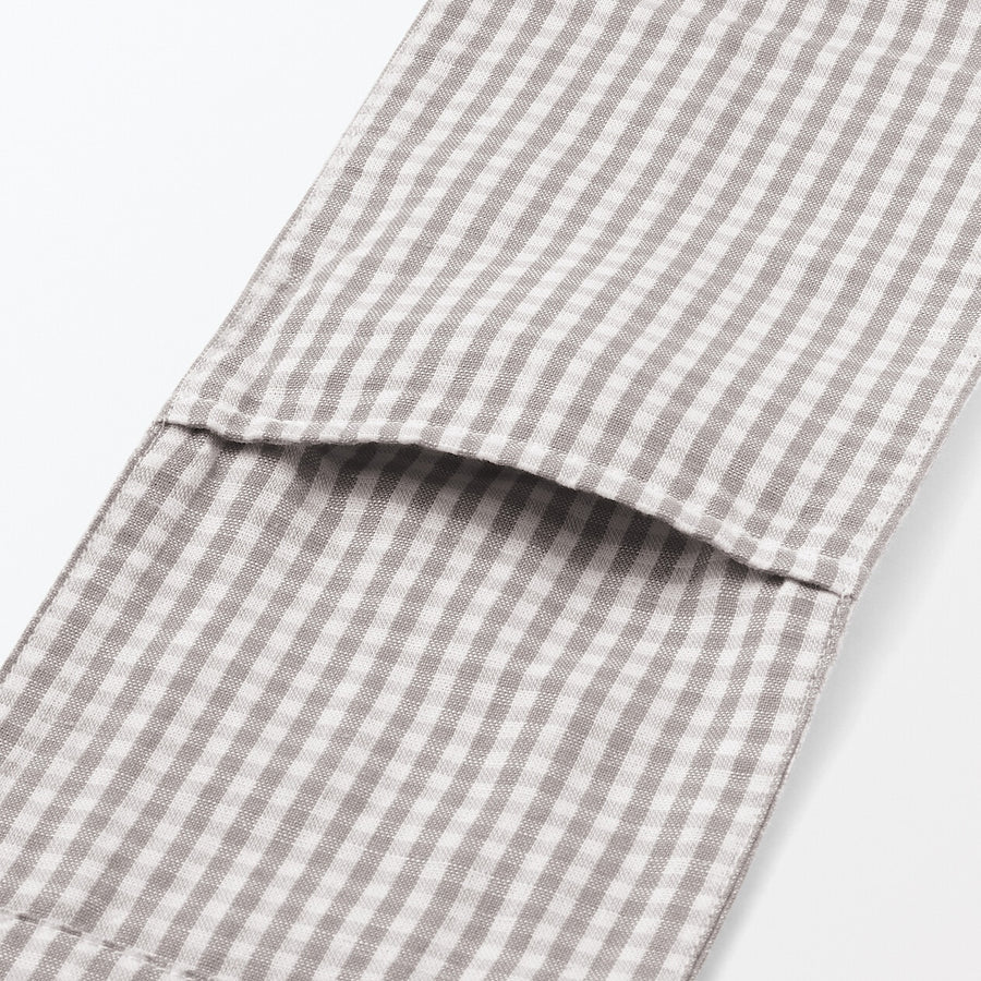 UV protection hemp cotton pocket scarf Light greyETC