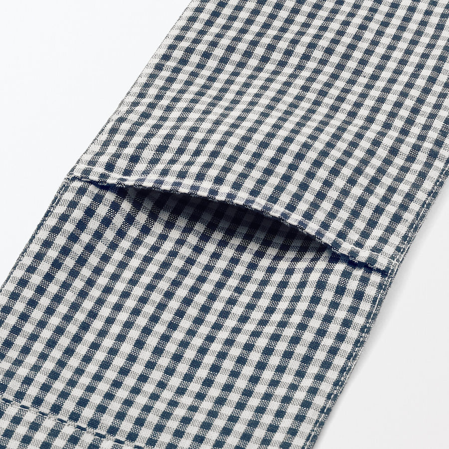 UV protection hemp cotton pocket scarf Light greyETC