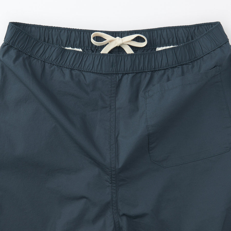 M's Washed broadcloth shorts Light greyXS