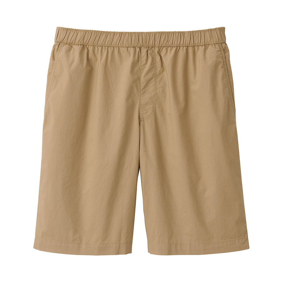 M's Washed broadcloth shorts Light greyXS