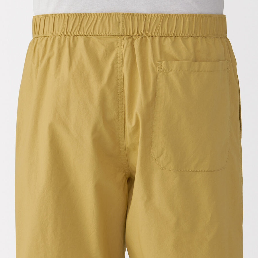 M's Washed broadcloth shorts Light greyXS