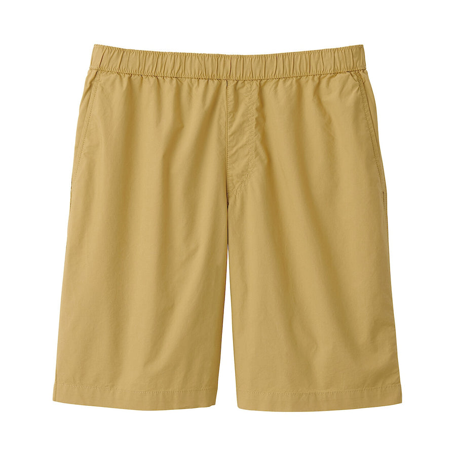 M's Washed broadcloth shorts Light greyXS