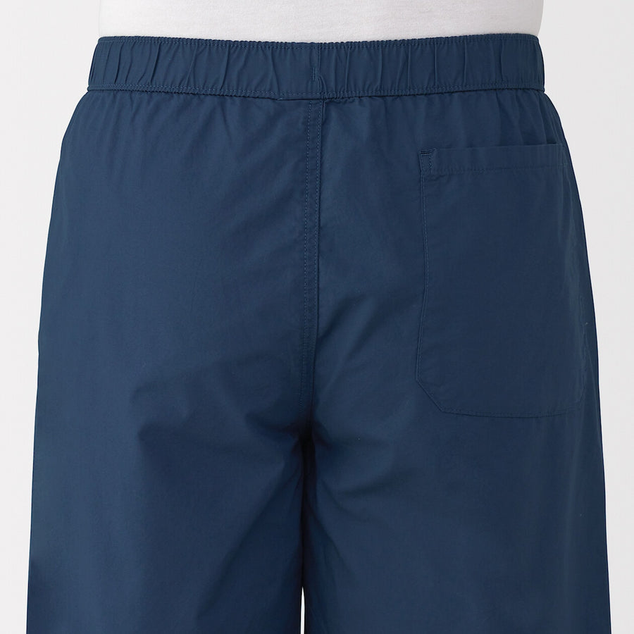 M's Washed broadcloth shorts Light greyXS