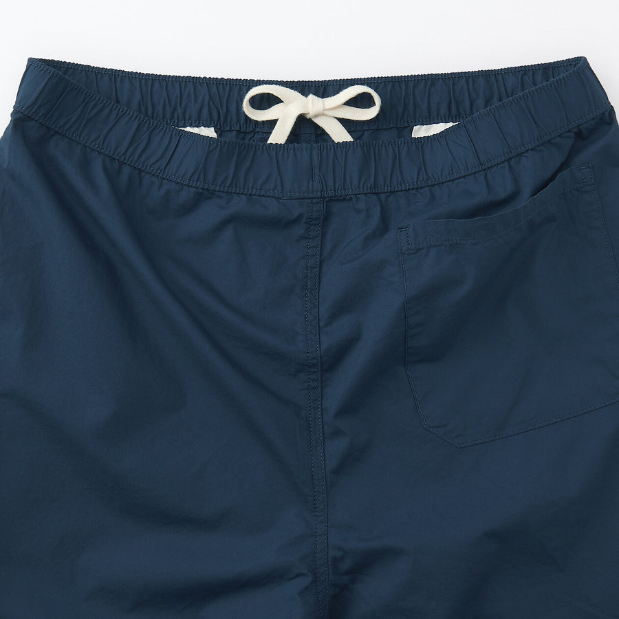 M's Washed broadcloth shorts Light greyXS