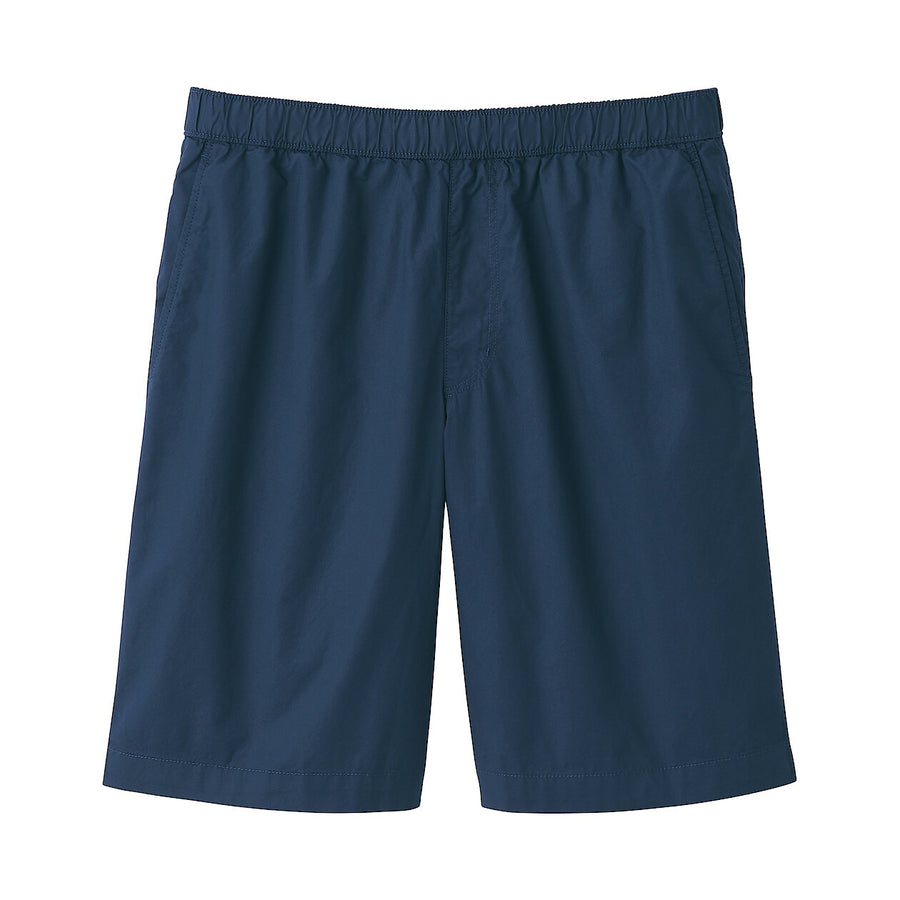 M's Washed broadcloth shorts Light greyXS