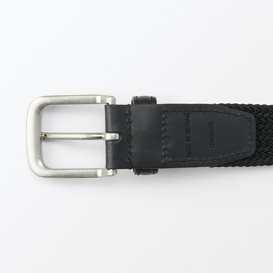 Adjustable stretch custom positioning belt Black