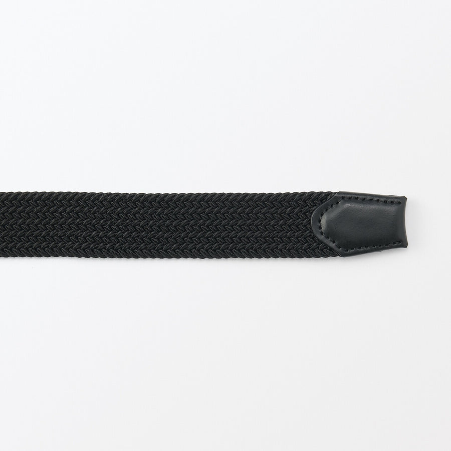 Adjustable stretch custom positioning belt Black