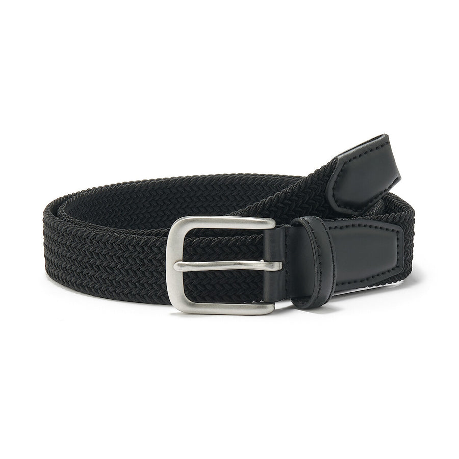Adjustable stretch custom positioning belt Black