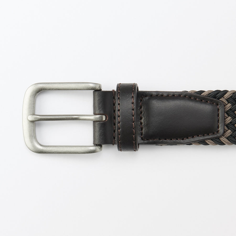 Adjustable stretch custom positioning belt Black