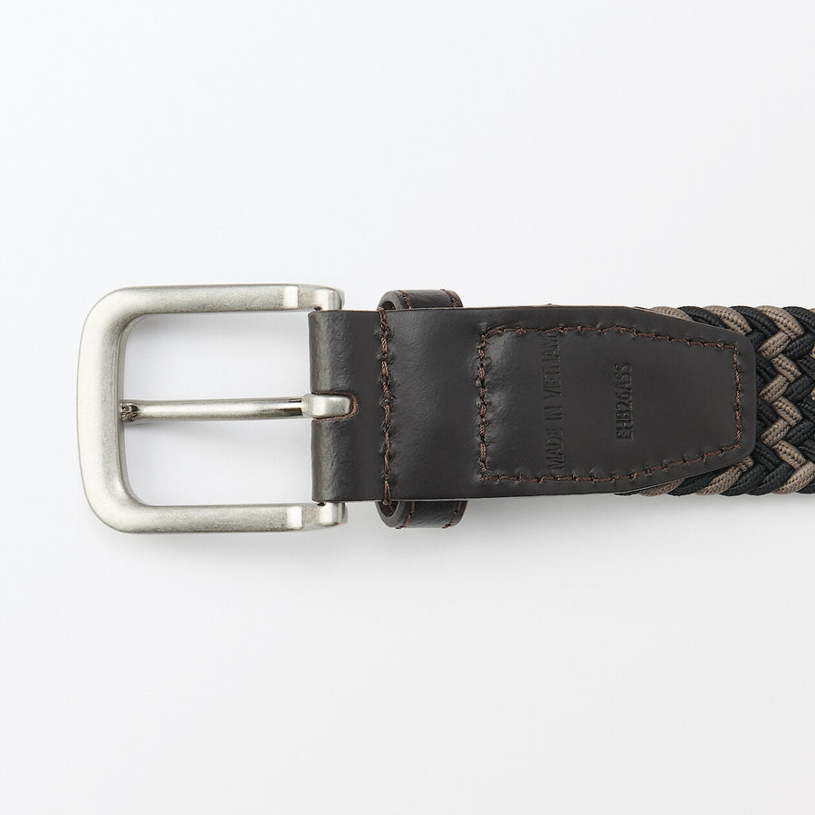 Adjustable stretch custom positioning belt Black