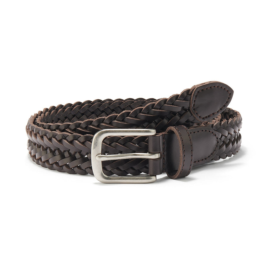 Vegetable Tanned Hand-Knitted Leather Belt