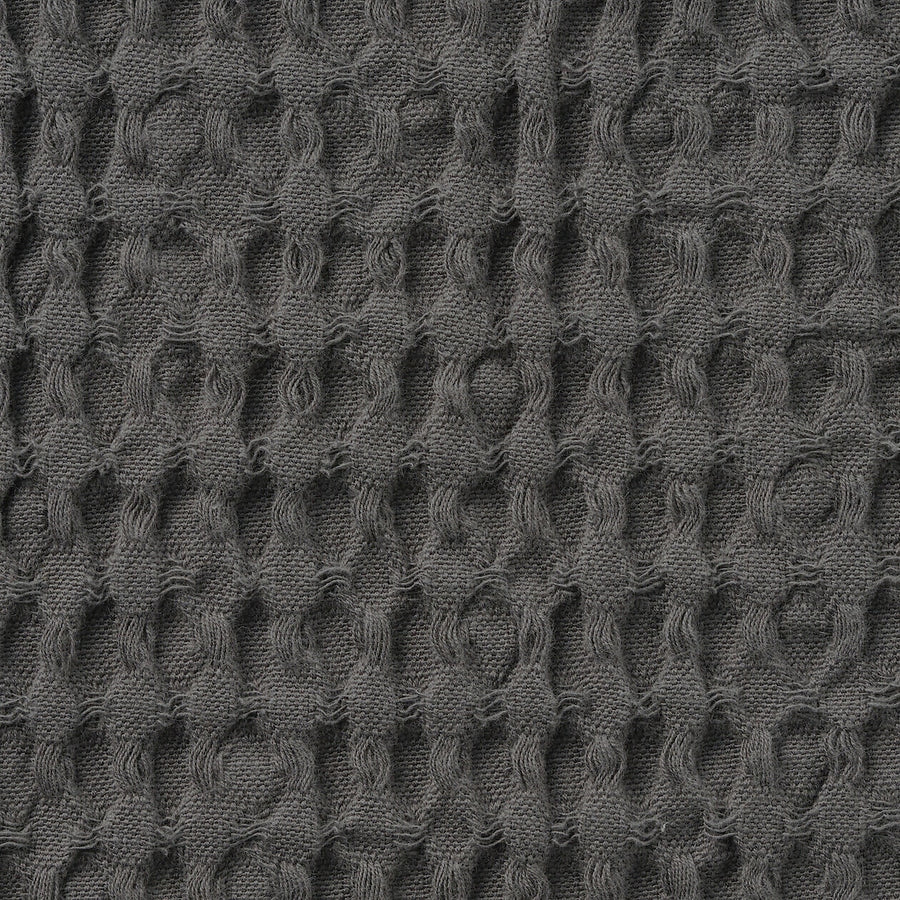 WASHED COTTON WAFFLE WEAVE CUSHION COVER