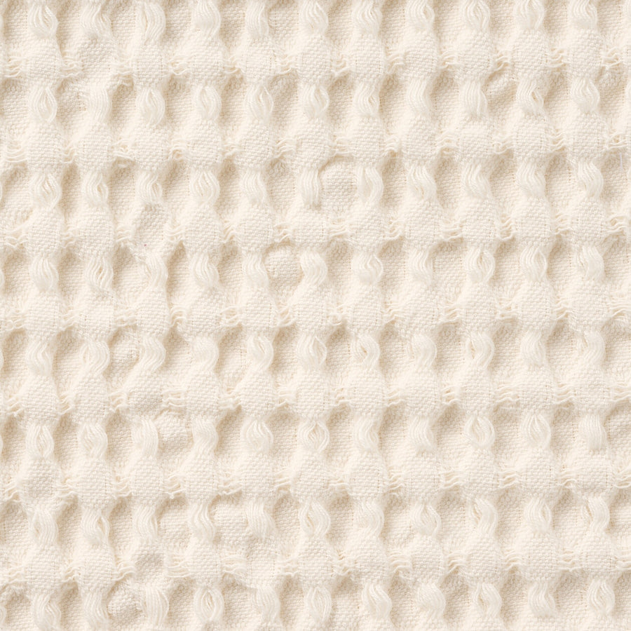 WASHED COTTON WAFFLE WEAVE CUSHION COVER