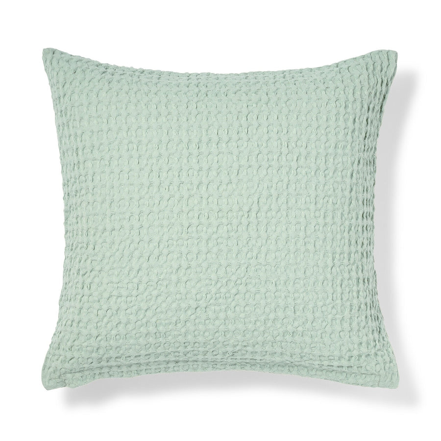 WASHED COTTON WAFFLE WEAVE CUSHION COVER