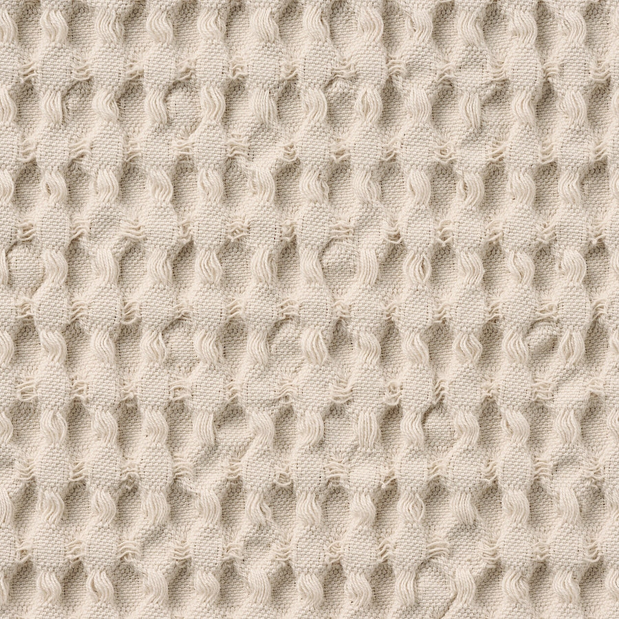 WASHED COTTON WAFFLE WEAVE CUSHION COVER