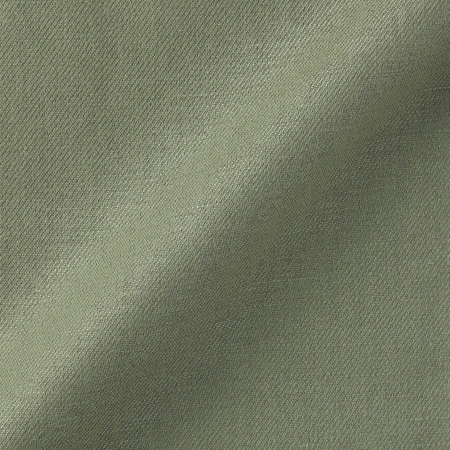 M's Hemp blend twill darted straight pants BlackXS