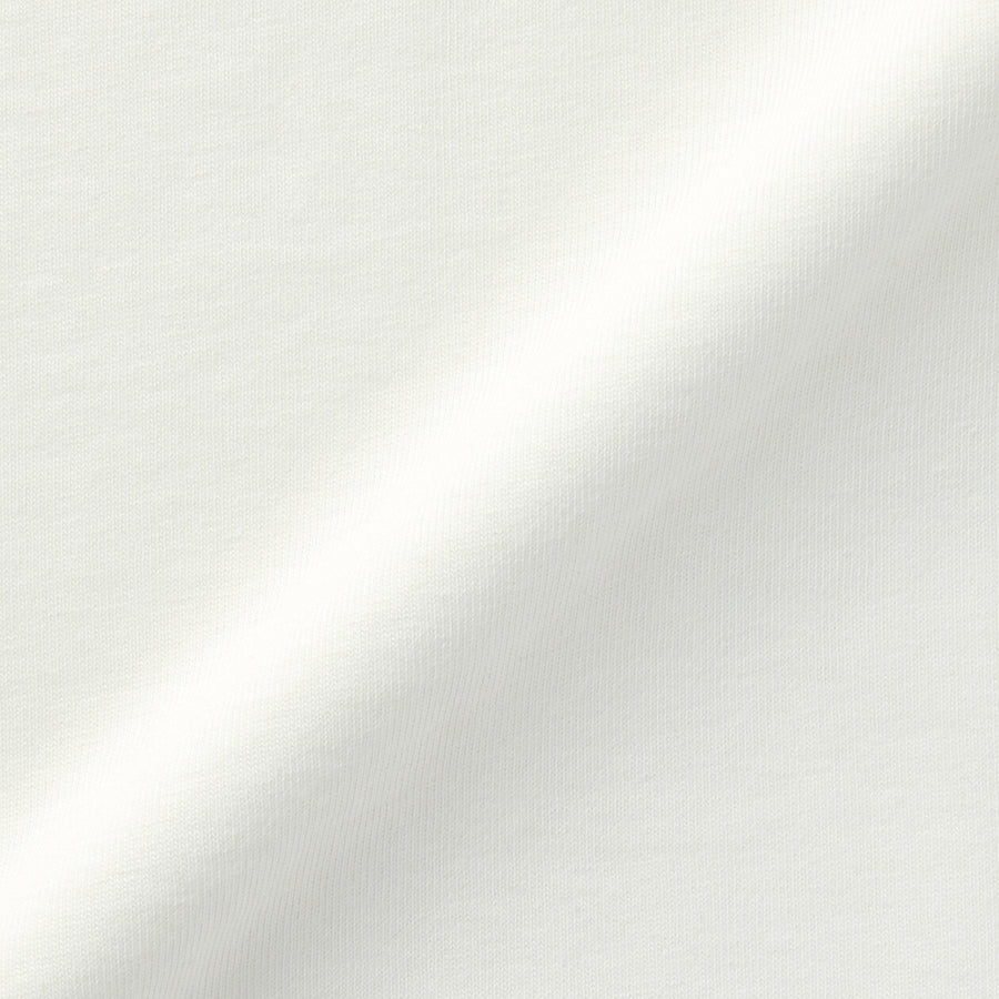 M's knitted by traditional method crewneck SS T-shirtWhiteS