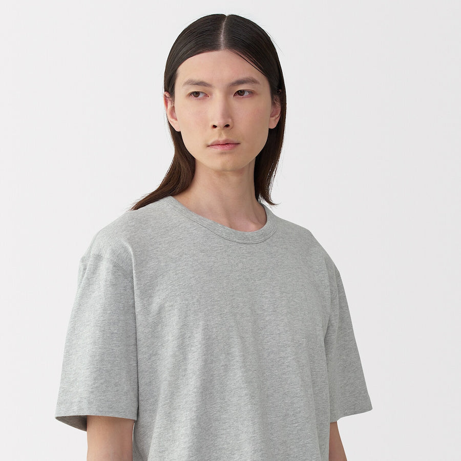 M's knitted by traditional method crewneck SS T-shirtWhiteS
