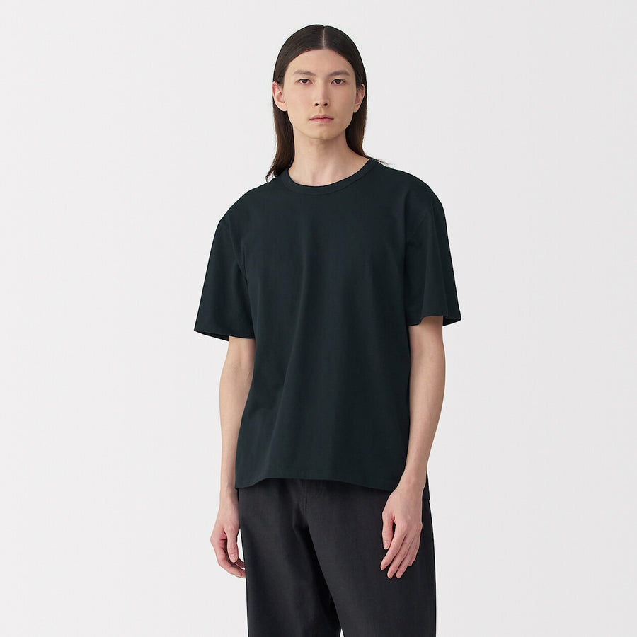 M's knitted by traditional method crewneck SS T-shirtWhiteS