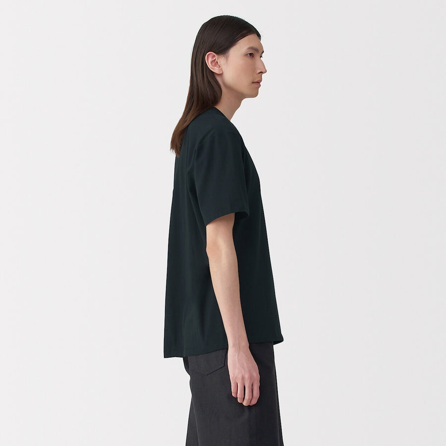 M's knitted by traditional method crewneck SS T-shirtWhiteS