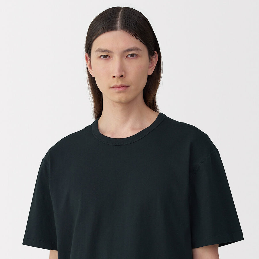 M's knitted by traditional method crewneck SS T-shirtWhiteS